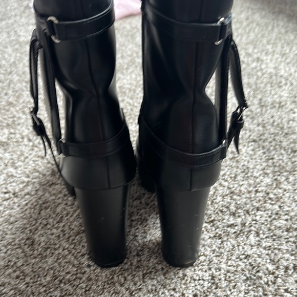 Utility heeled ankle booties - Picture 5 of 6